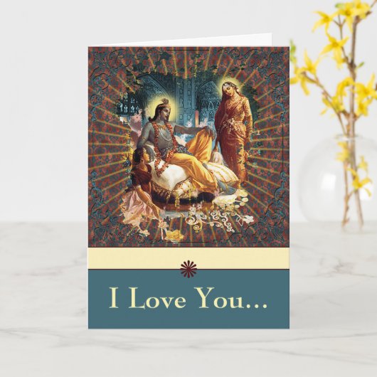 Kaart, groet, noot kaart (Gele Bloem)