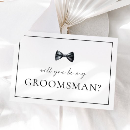Kaart Groomsman-voorstel