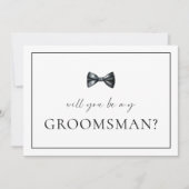 Kaart Groomsman-voorstel (Voorkant)