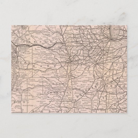 Kaart Grote Westerne Spoorweg van Canada (Voorkant)