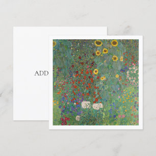 KAART : GUSTAV KLIMT : BOERDERIJ GARDEN