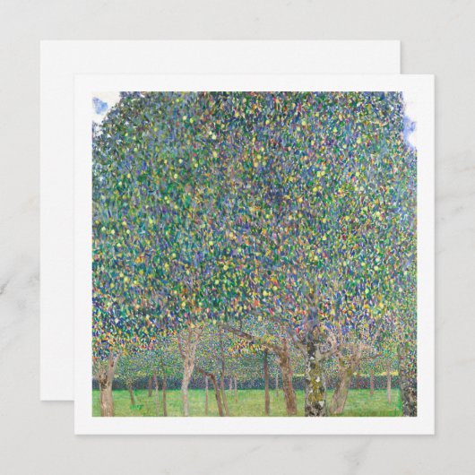 KAART : GUSTAV KLIMT : PEAR TREE 1903 (Voorkant / Achterkant)