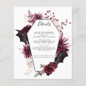 Kaart Halloween Details | Begroting (Voorkant)