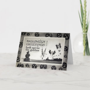 Kaart Halloween Goblins
