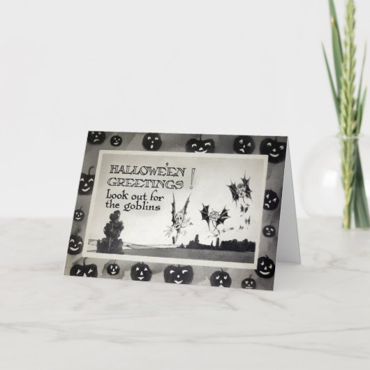 Kaart Halloween Goblins (Voorkant)