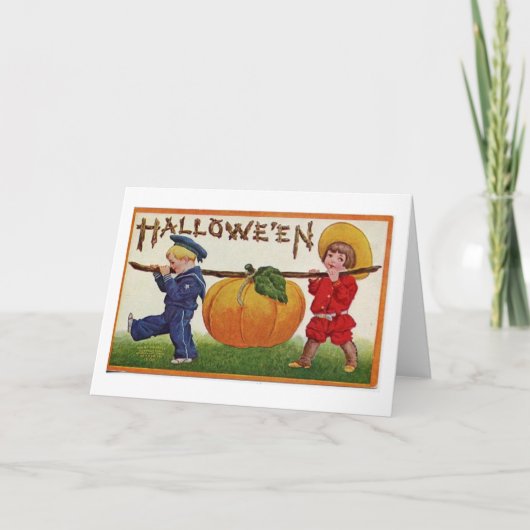 Kaart- Halloween Kaart (Voorkant)