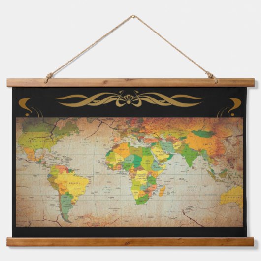  kaart hangend wandkleed (Voorkant)