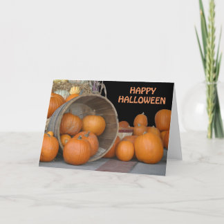 Kaart, "Happy Halloween Pumpkins" Kaart