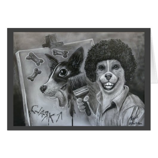 kaart "Happy Little Biscuits" (Voorkant Horizontaal)