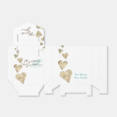  kaart Harten Favor Box Bedankdoosjes (Uitgevouwen)