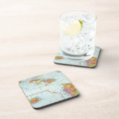 Kaart: Hawaii, 1905 Drankjes Onderzetter (Rechterzijde)