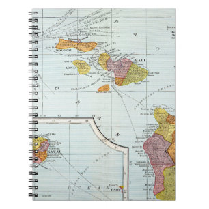 Kaart: Hawaii, 1905 Notitieboek