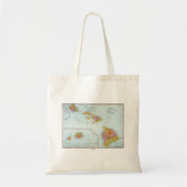 Kaart: Hawaii, 1905 Tote Bag (Voorkant)