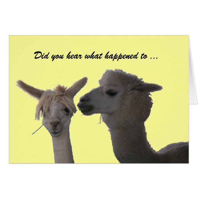 Kaart - Heb je gehoord ... (Voorkant Horizontaal)