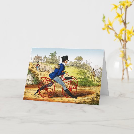 Kaart: Het hobbypaard: fietsprototype Kaart (Gele Bloem)