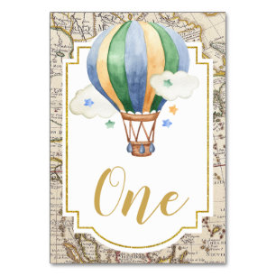  kaart Hete Luchtballon Baby shower