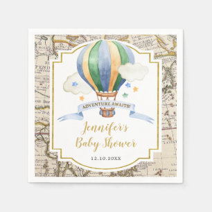  kaart Hete Luchtballon Baby shower Papier Servet