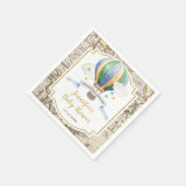  kaart Hete Luchtballon Baby shower Papier Servet (Hoek)