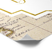  kaart Hete Luchtballon Baby shower Welkom Poster (Hoek)