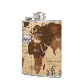 kaart heupfles (Links)