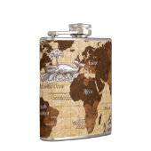 kaart heupfles (Rechts)