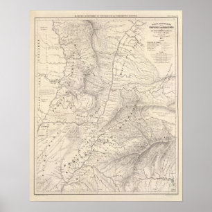 Kaart hist, Prov-missies, Jesuit-instelling Poster