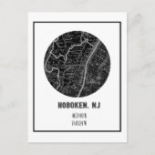  kaart Hoboken New Jersey (Voorkant)