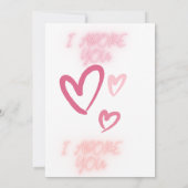 KAART HOEFT OP VALENTIJN, IK HERFST VAN JE. (Achterkant)