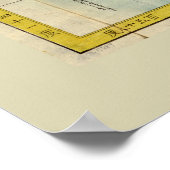 Kaart Hokkaido, Sakhalin & Kuril Islands (1854) Poster (Hoek)