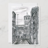 Kaart, hoofdstad Sofia van Bulgarije Bedankkaart (Voorkant)