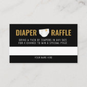 Kaart Hop Hop Diaper Raffle Ticket Enclosure (Voorkant)