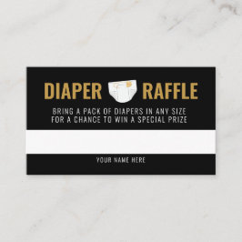 Kaart Hop Hop Diaper Raffle Ticket Enclosure