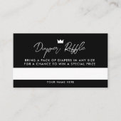 Kaart Hop Hop Diaper Raffle Ticket Enclosure (Voorkant)