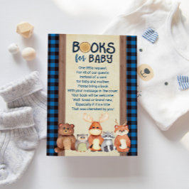 Kaart houtboekaanvraag, boeken voor Baby