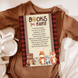 Kaart houtboekaanvraag, boeken voor Baby