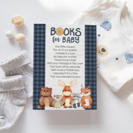 Kaart houtboekaanvraag, boeken voor Baby