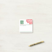kaart huis | Ongebruikelijke bedrijfsmaterialen Post-it® Notes (Op bureau)