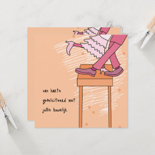 kaart huwelijk felicitatie uitnodiging