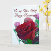 Kaart huwelijksdag (Gele Bloem)