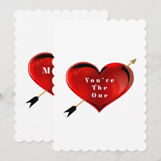 Kaart huwelijksvoorstel (Voorkant / Achterkant)