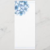 Kaart Hydrangea Menu (Achterkant)