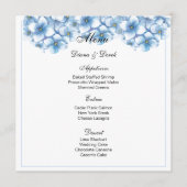 Kaart Hydrangea Menu (Voorkant)
