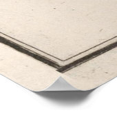  kaart Ibiza Spanje (1764) Poster (Hoek)