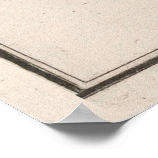  kaart Ibiza Spanje (1764) Poster (Hoek)