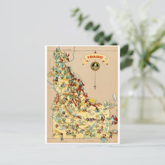  kaart Idaho Funny (Staand voorkant)