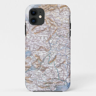 Kaart: Ierland, 1851 iPhone 11 Hoesje
