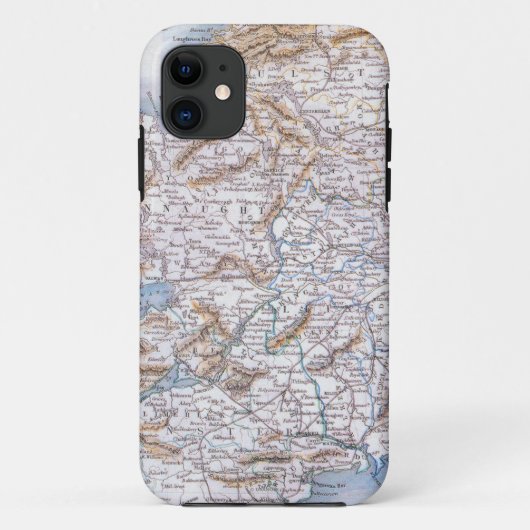 Kaart: Ierland, 1851 Case-Mate iPhone Case (Achterkant)