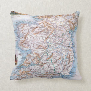 Kaart: Ierland, 1851 Kussen