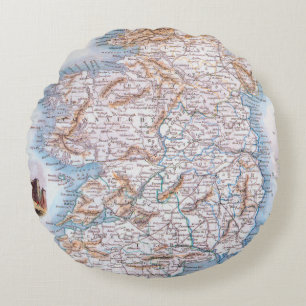 Kaart: Ierland, 1851 Rond Kussen