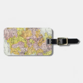 KAART: IERLAND, c1890 Bagagelabel (Voorkant horizontaal)